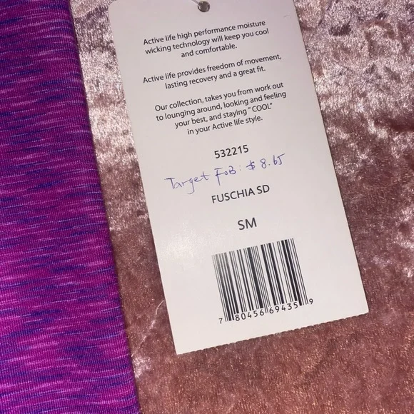 Active Life Purple Leggings - Picture 4 of 8